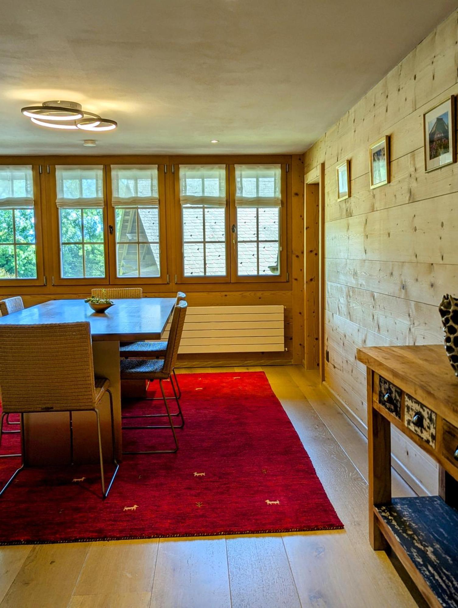 Swiss Mountain-Valley View Lodge Erlenbach im Simmental Buitenkant foto