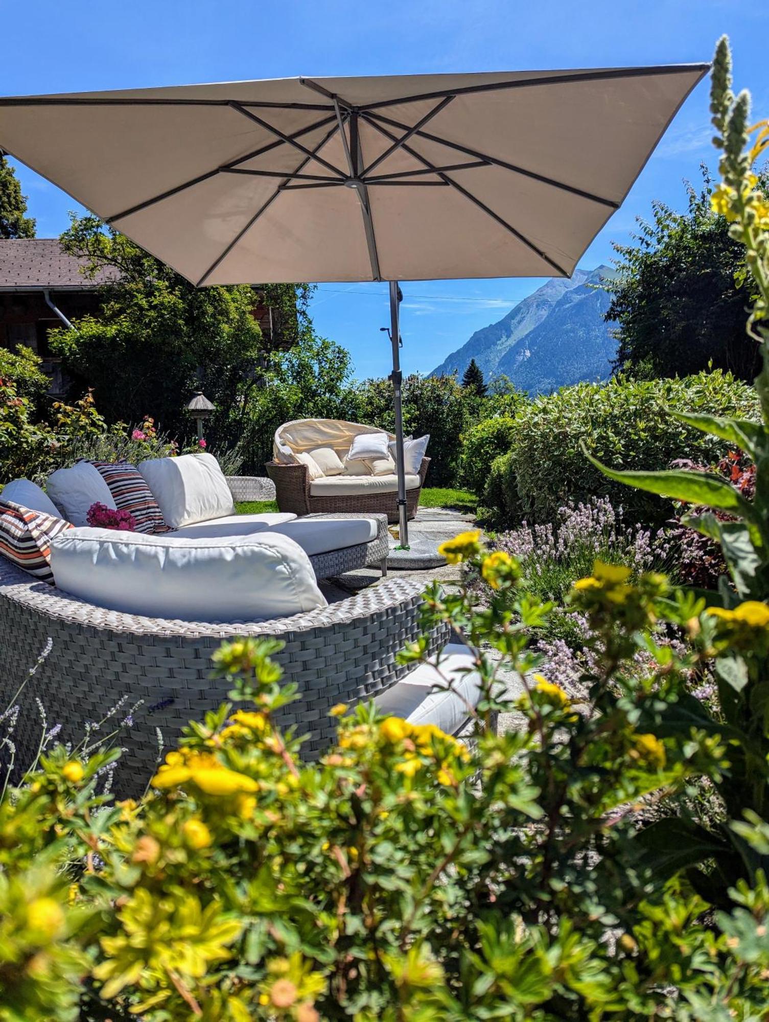 Swiss Mountain-Valley View Lodge Erlenbach im Simmental Buitenkant foto