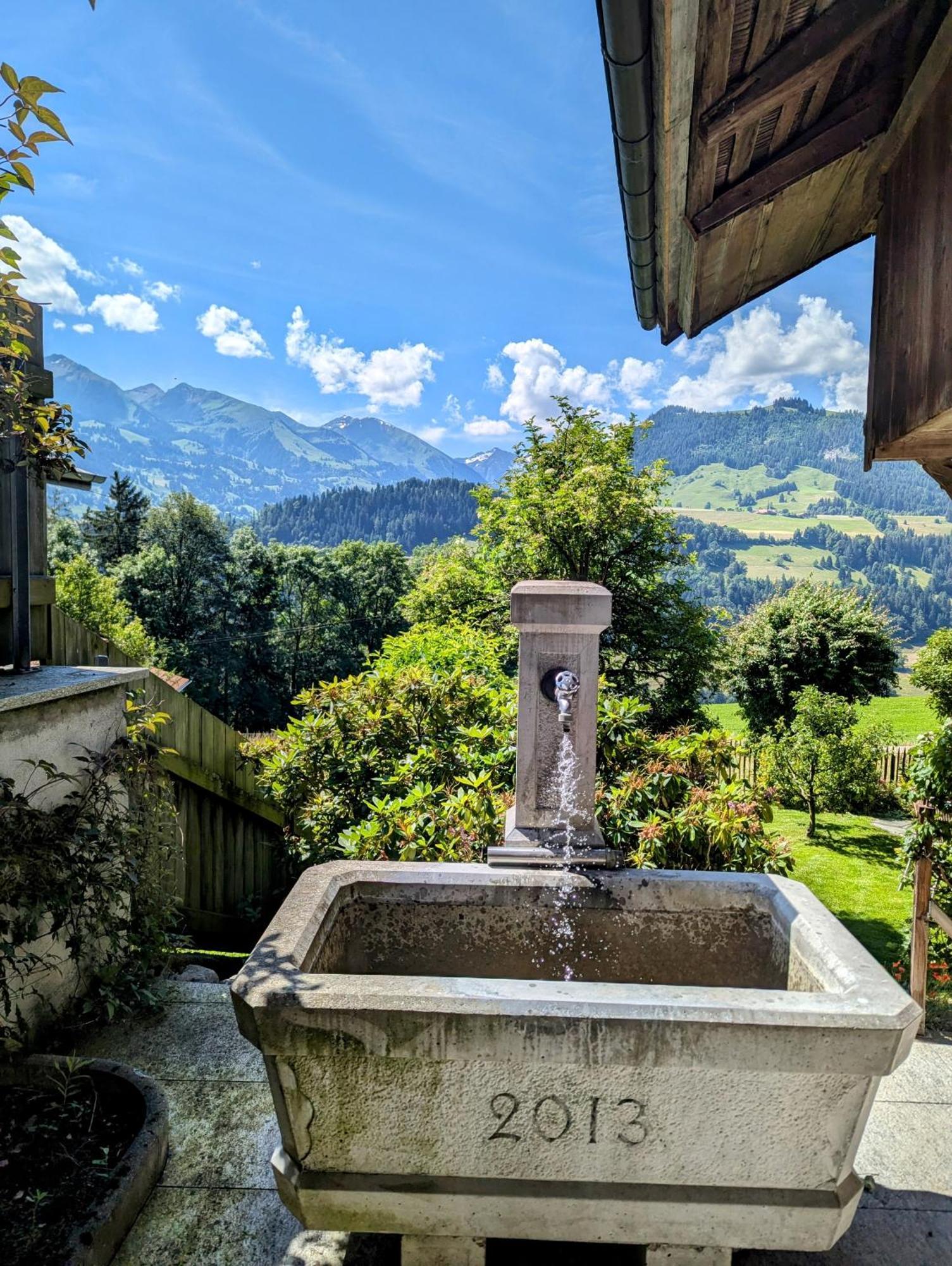 Swiss Mountain-Valley View Lodge Erlenbach im Simmental Buitenkant foto