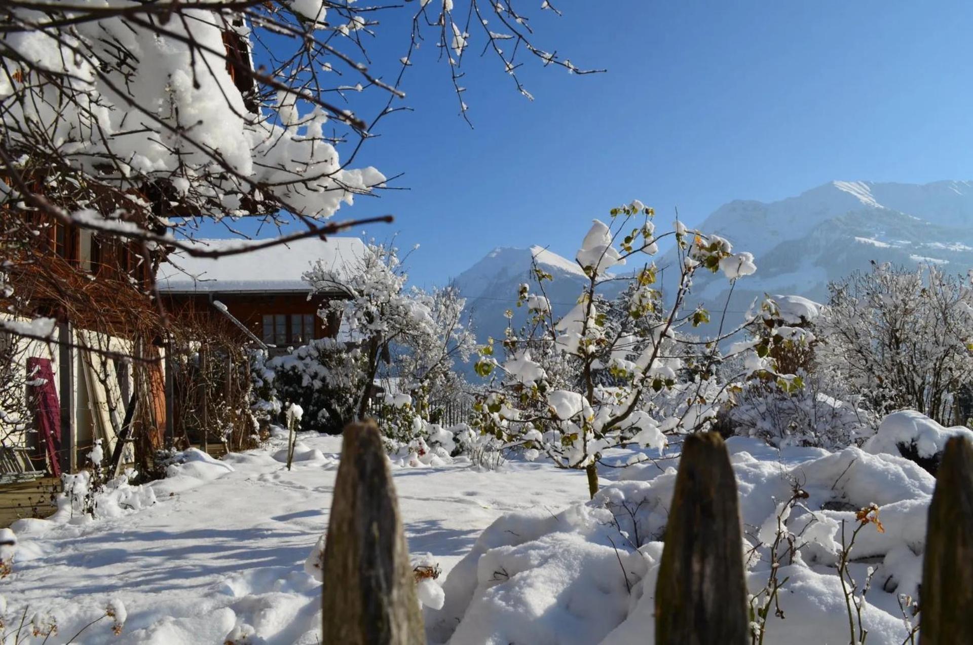 Swiss Mountain-Valley View Lodge Erlenbach im Simmental Buitenkant foto