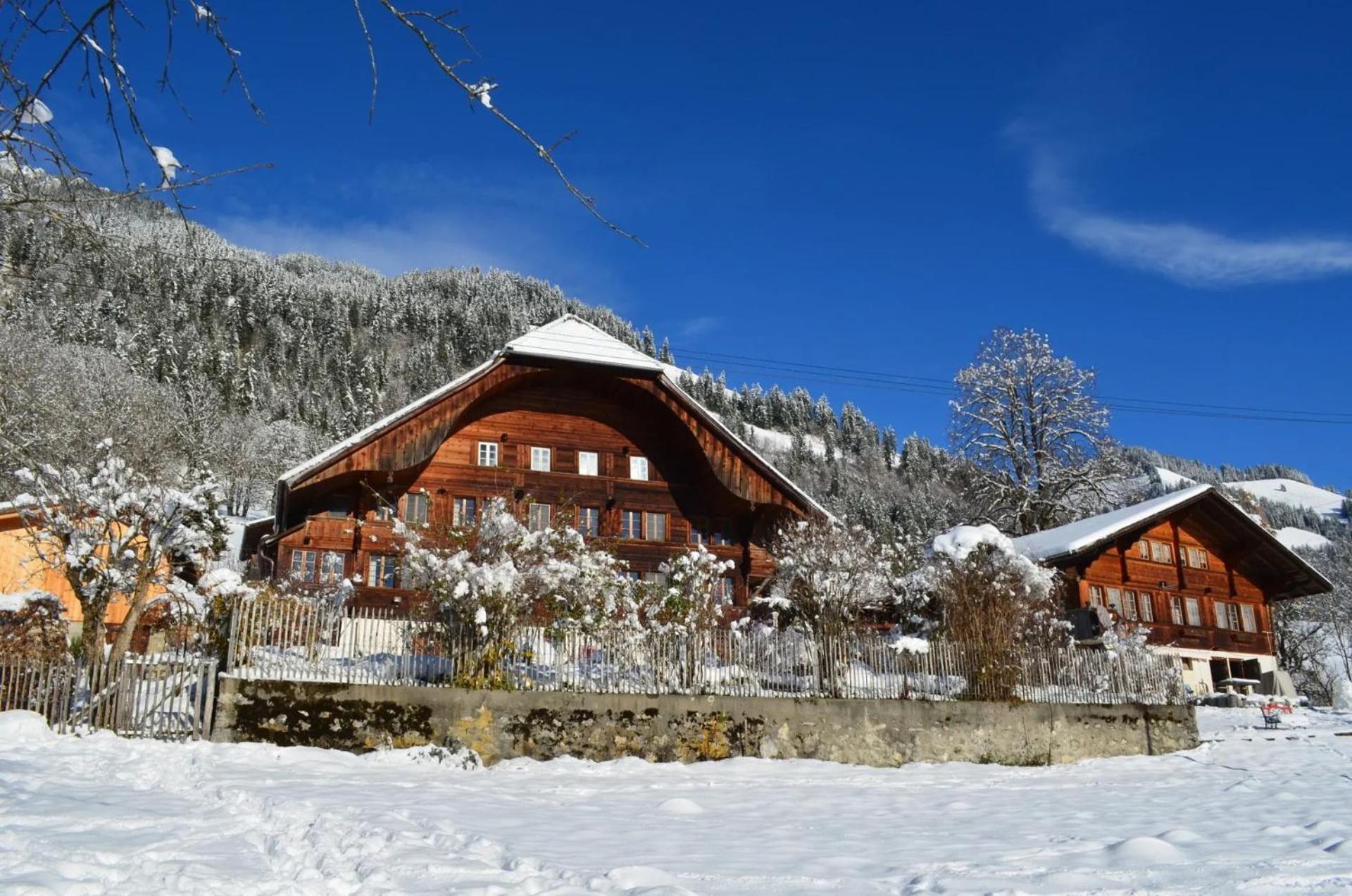 Swiss Mountain-Valley View Lodge Erlenbach im Simmental Buitenkant foto