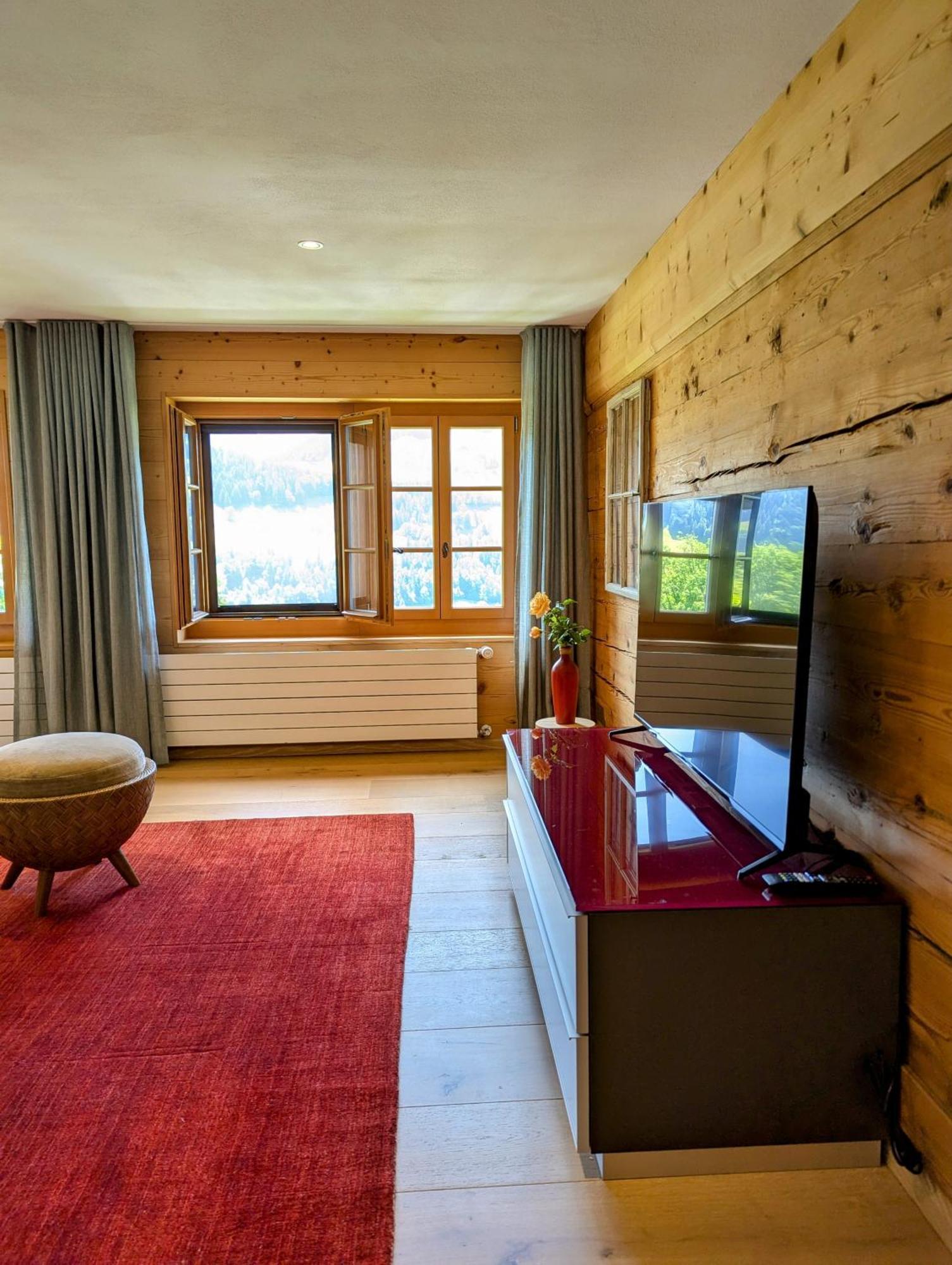Swiss Mountain-Valley View Lodge Erlenbach im Simmental Buitenkant foto